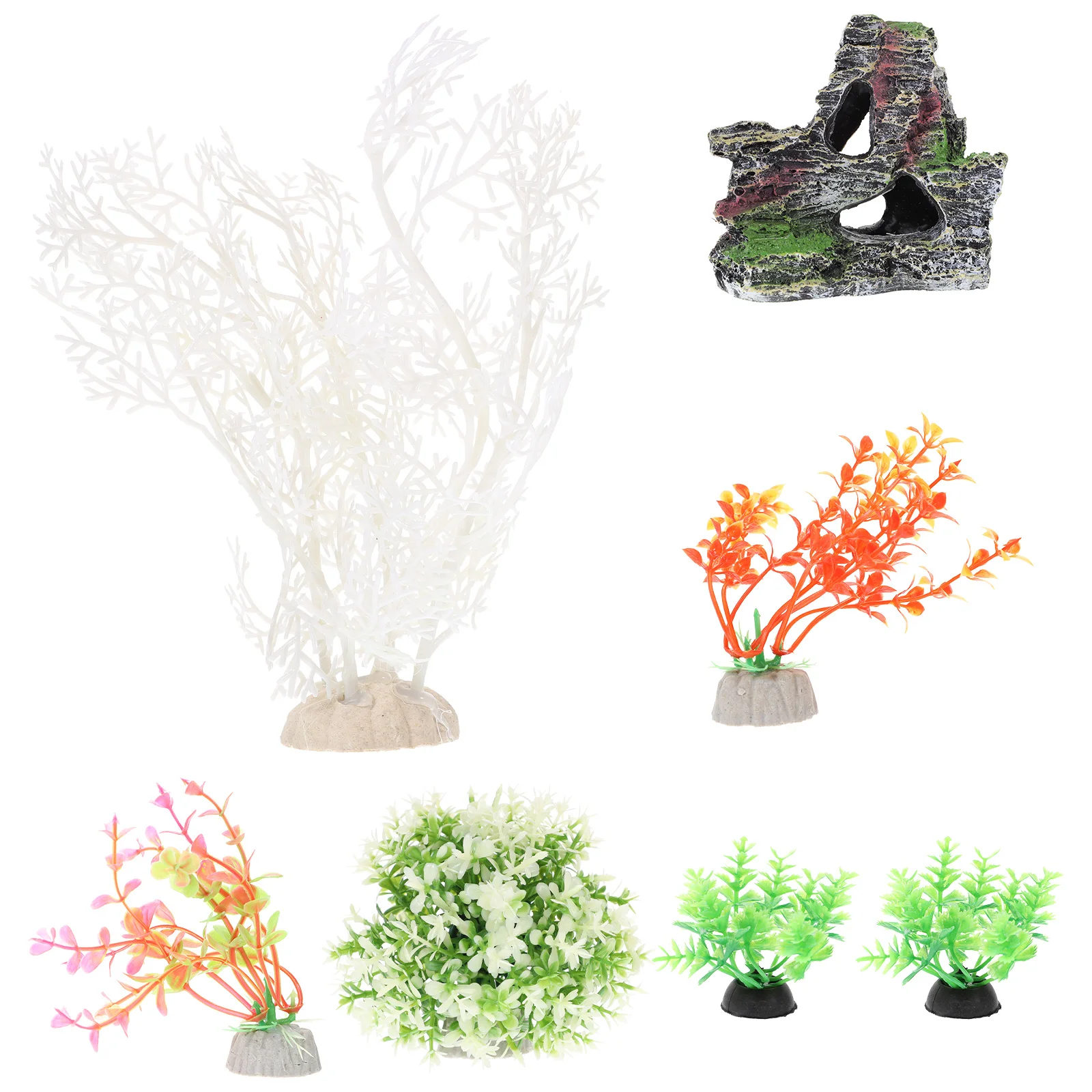 

1Set Aquarium Artificial Plants Fish Tank Simulation Water Grass Decoration Lightweight Durable Fish Tank Ornament