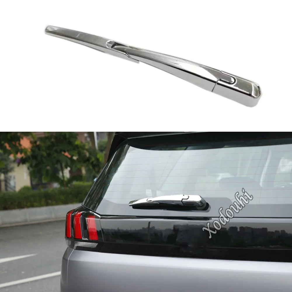 

Molding Windscreen Trim ABS Rear Glass Wiper Nozzle Tail Window Frame For Peugeot 3008 GT 3008GT 4008 2016 2017 2018 2019 2020