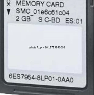 

For 1200/1500 memory card 6ES7 954-LC04/LE/LF/LL/LP/8LT04-0AA0