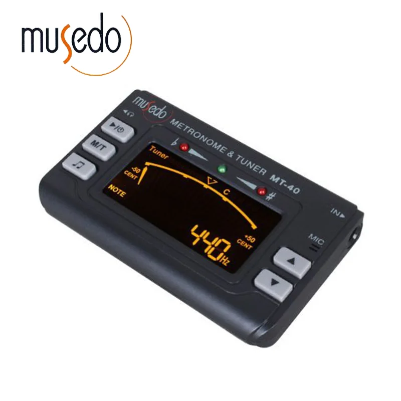 Musedo MT-40 Professional Precision LCD Guitar Metronome Tone Generator Guitar Tuner