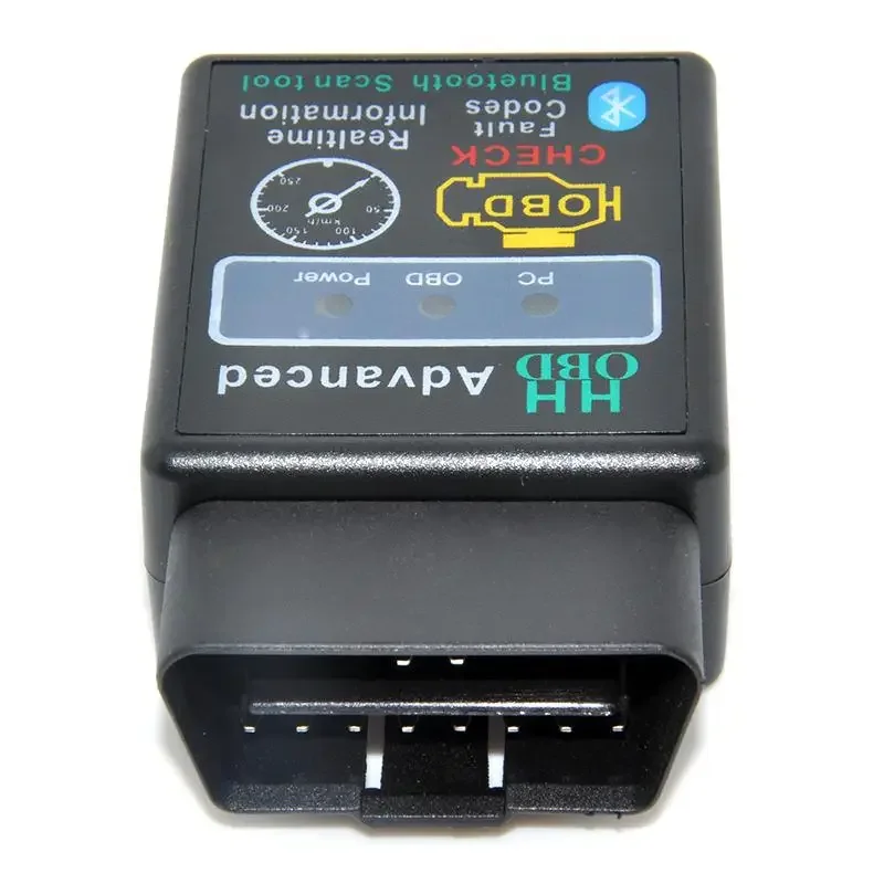 HH OBD MINI ELM327 v1.5 Black Bluetooth OBD2 Car CAN Wireless Adapter Scanner TORQUE ANDROID Free Shipping view 3