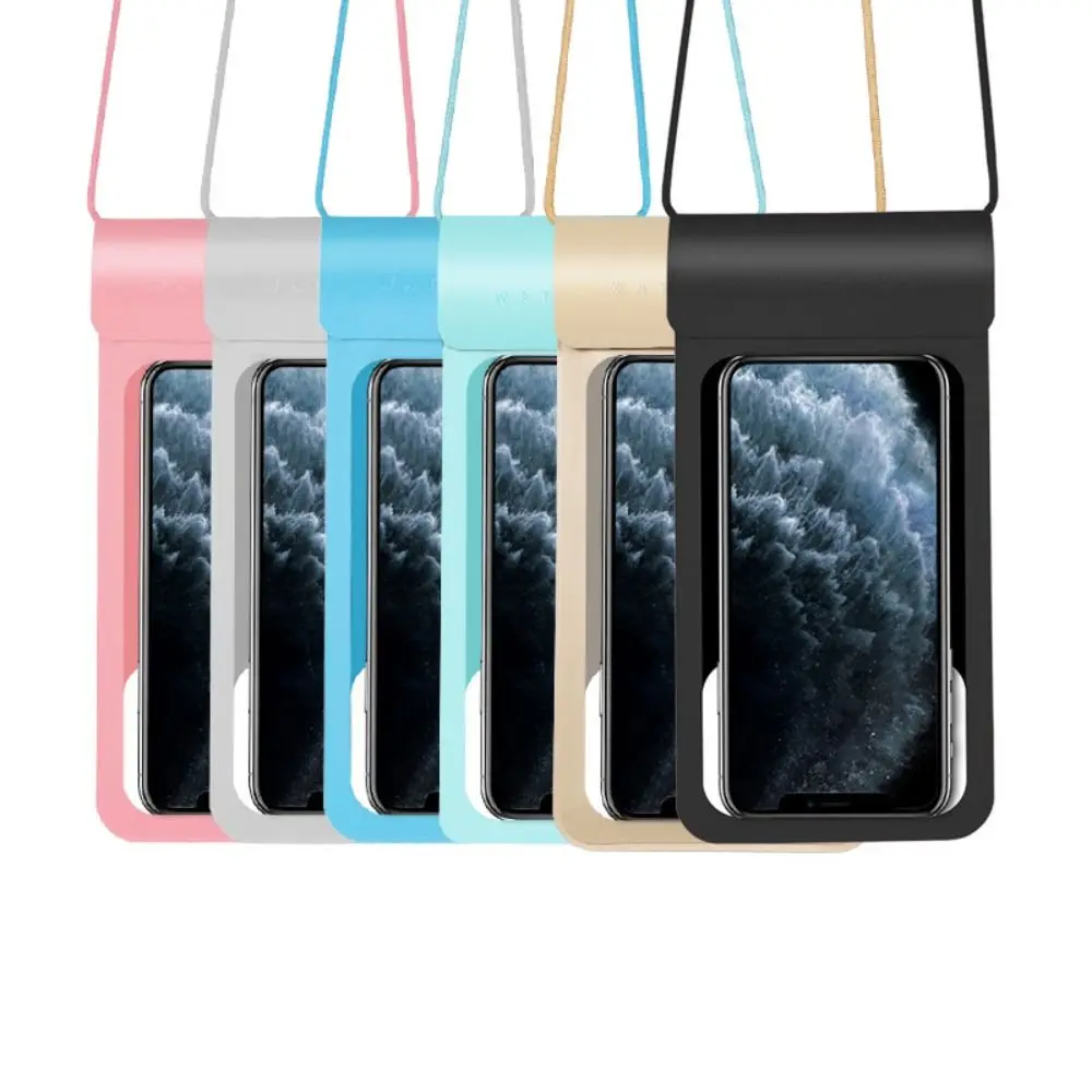 Diving Bag Waterproof Phone Case with Strap Lanyard Hanging Phone Bag Mobile Phone Cover Case Mobile Phone Pouch Universal