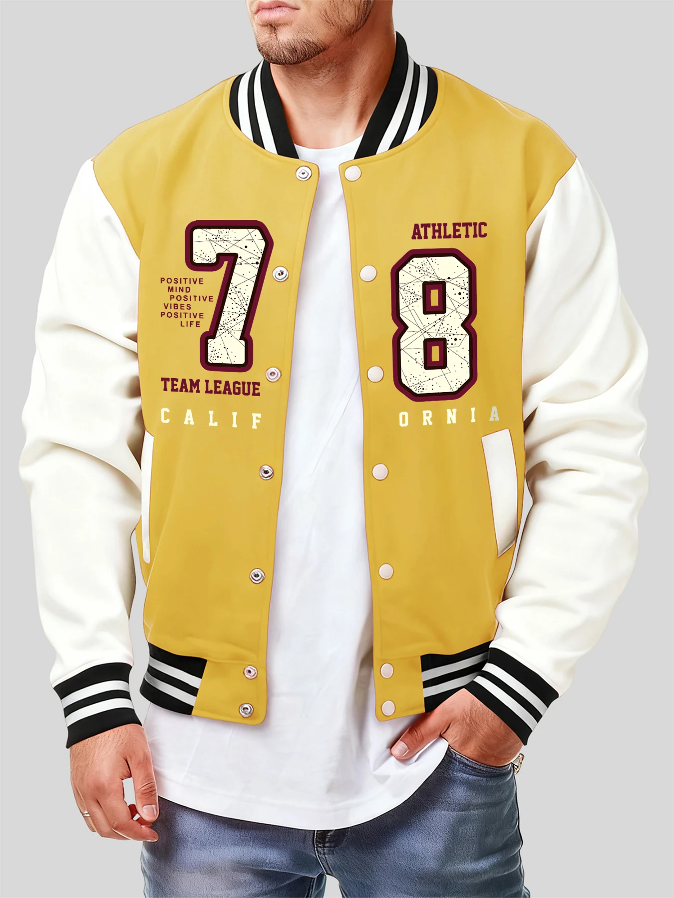 

Калифорния, спортивная одежда с принтом номер 78, мужская мода, пуловер Y2K, мужская одежда, милые свободные куртки, осенняя повседневная уличная одежда