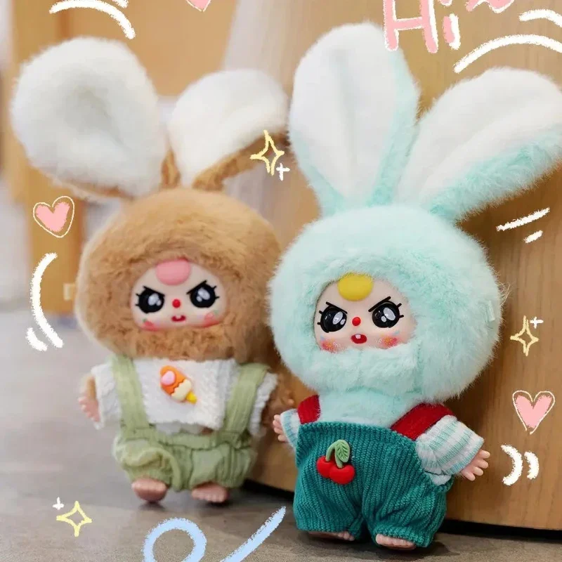 

Baby Three Mini Little Rabbit Series Plush Blind Box Cute Action Figure Surprise Bag Mystery Box Keychain Pendant Anime Doll Toy
