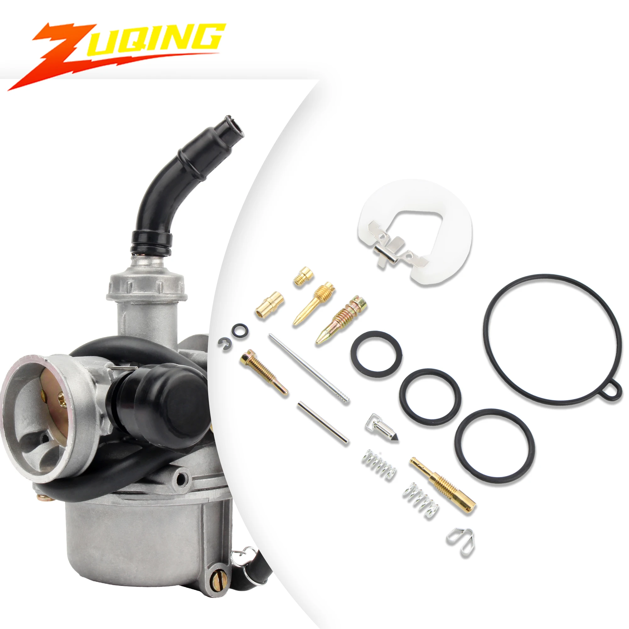 

Motorcycle Carburetor Repair Rebuild kit parts PZ19 19mm For Dirt Pit Bike ATV Quad Go Kart Buggy Moped Motocross Accessories