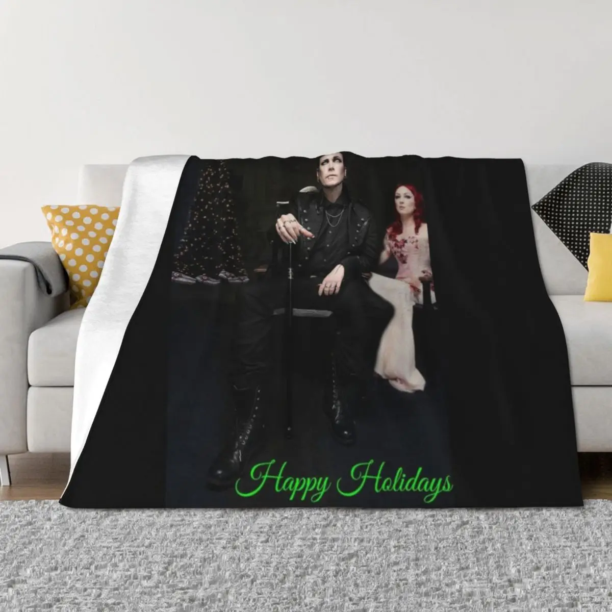 

Blutengel Throw Blanket Fashion Sofas Baby Multi-Purpose Blankets Sofas Of Decoration Blankets