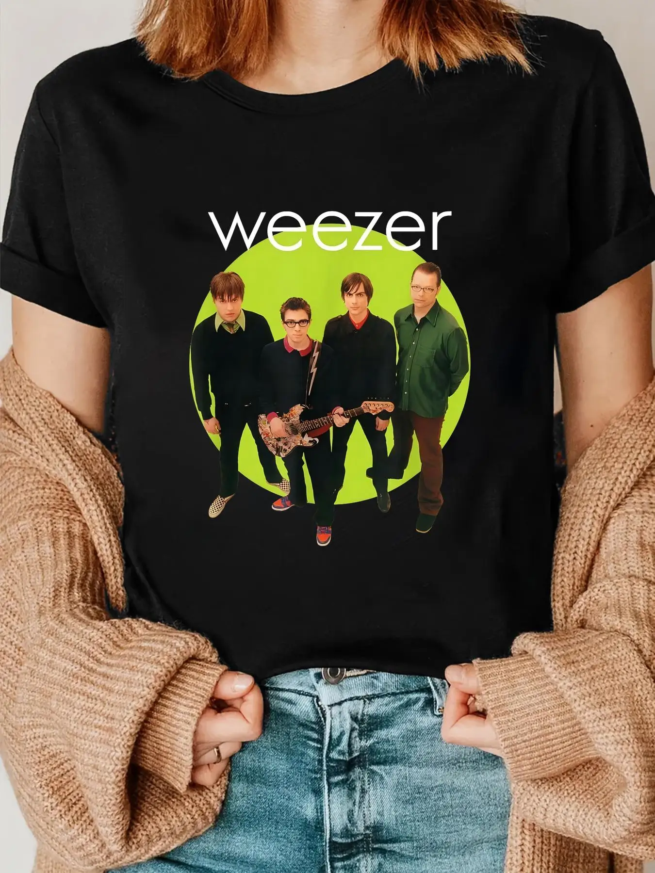 Weezer - Green Album Circle T-Shirt