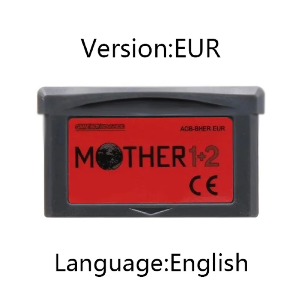 GBA الأم سلسلة لعبة خرطوشة 32 بت لعبة فيديو بطاقة وحدة التحكم الأم 1 2 3 الولايات المتحدة الأمريكية/الإصدار رمادي شل ل GBA NDS