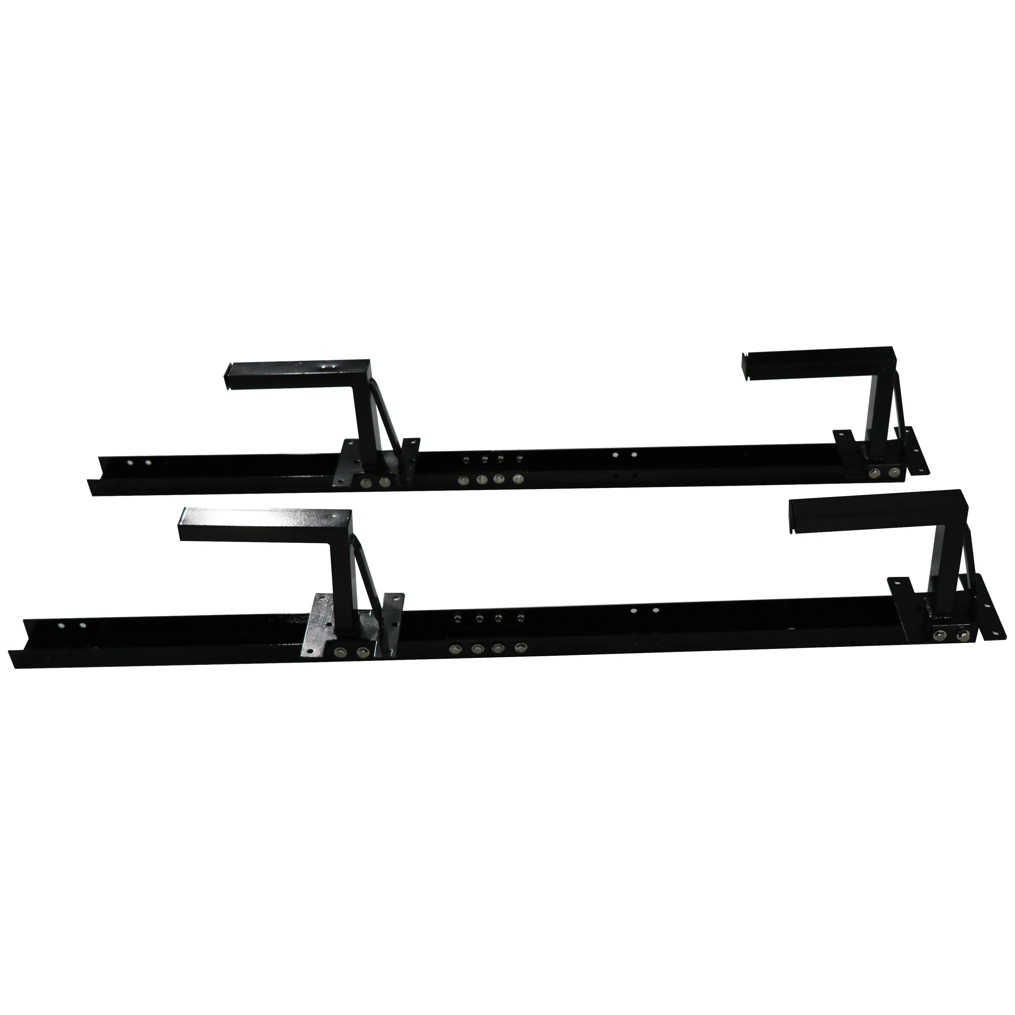 제조업체가 제공하는 블랙 스틸 자동차 루프랙 트레일러 사다리랙 밴용