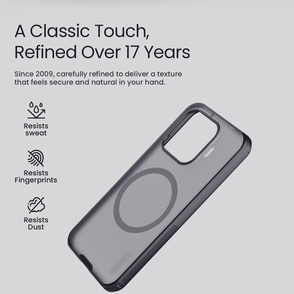 Nillkin Etui Magnetyczne Shield Pro do Xiaomi 17T Pro Mi 15T Pro, Ochrona Przed Odciskami Palców, PC+TPU, Osłona Tylna — zdjęcie produktu 2