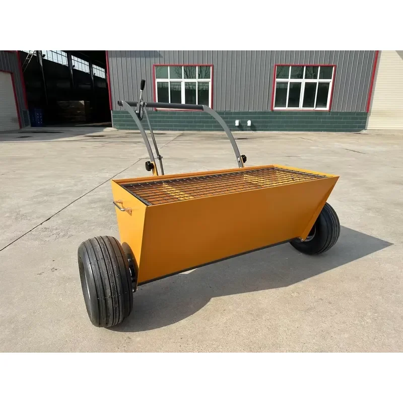 Motor-Driven Hand Pushed Diamond Sand Spreader Wear-Resistant Lower Leveling Paver for Concrete Floor Uniformity