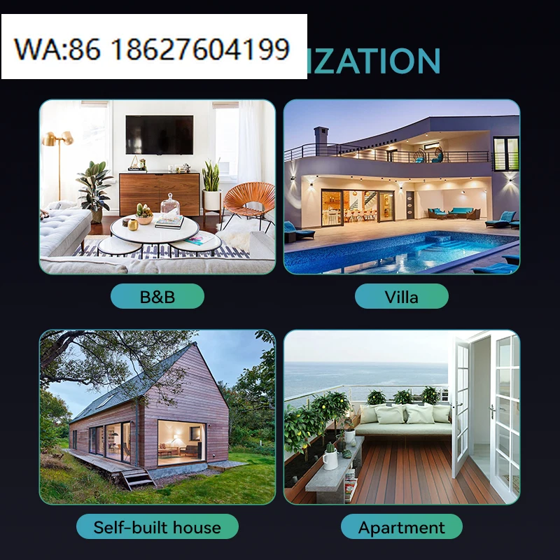 10KVA 20KWH All-in-One Solar System, WiFi Bluetooth App Control 48V 51.2V LiFePO4 Battery Powerwall