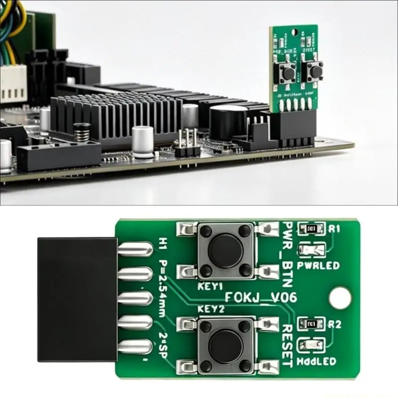 Front Panel Header Board for Desktop Power Control