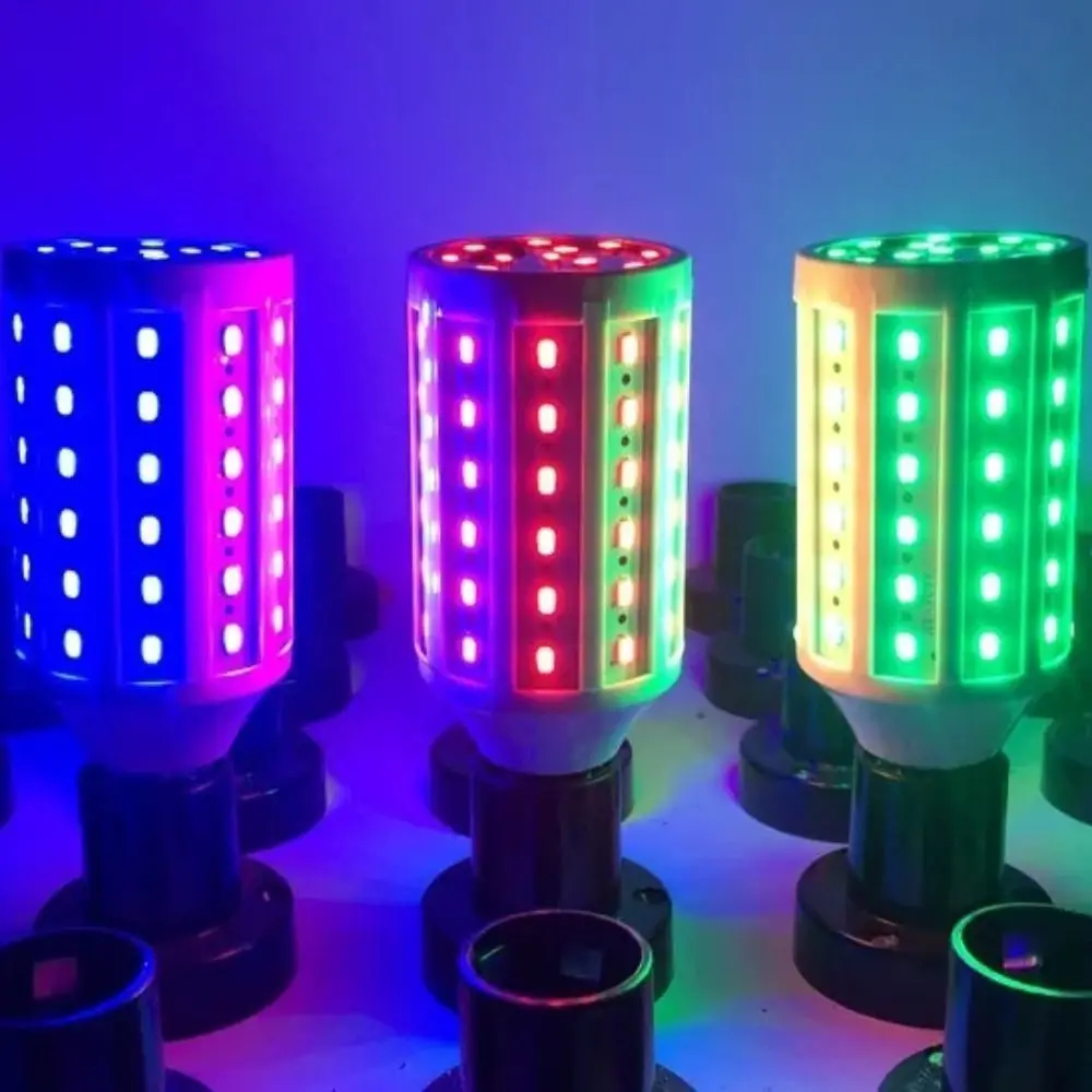 

Home Decor 5W 10W Corn Bulb Lamps Red/Blue/Green/Yellow Small LED Light Bulb E27 Colorful Spot Lamp Indoor Lighting