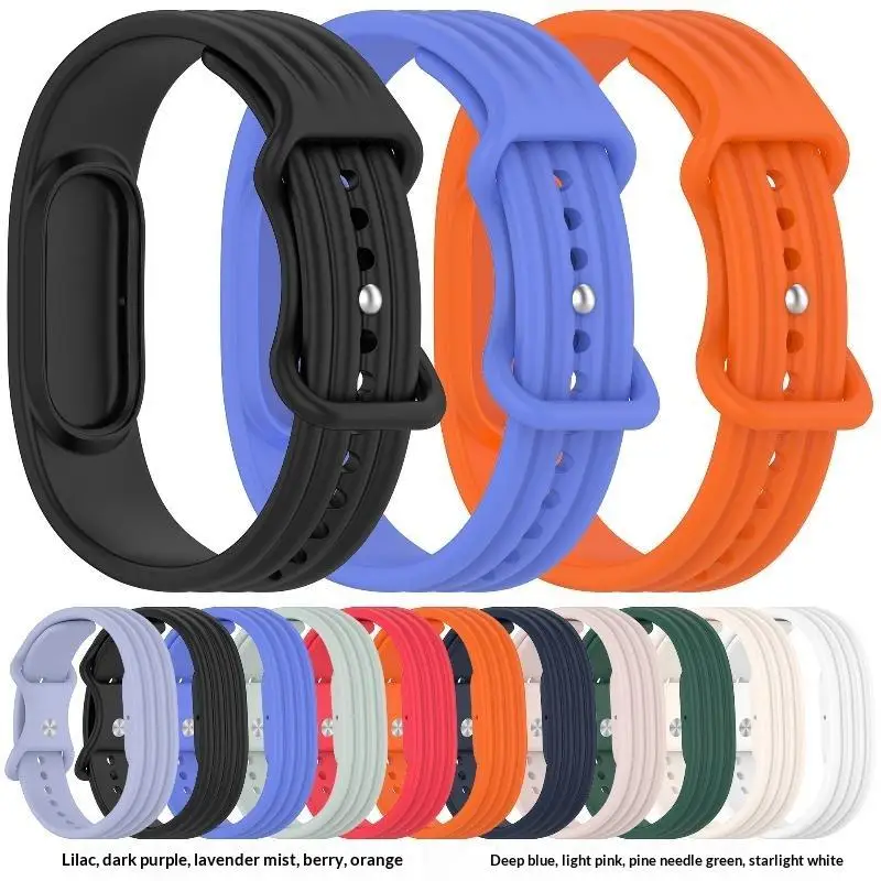 Soft Silicone Watch Band Replacement Wrist Strap For Fitbit Air Adjustable Sport Fitness Bracelet Wristband