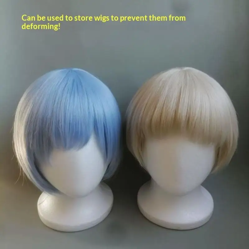 Female Male White Mannequin Head Wig Display Stand Foam Hat Glasses Display Hat Rack Mannequin Manikin Head Model