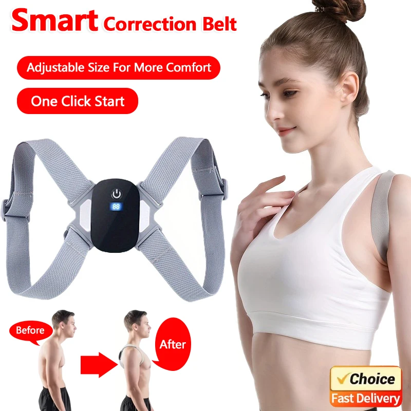 Smart Posture Corrector Belt Sensor Orthosis Invisible Reminder for Adult Child Hunchback Back Support Health Posture Trainer