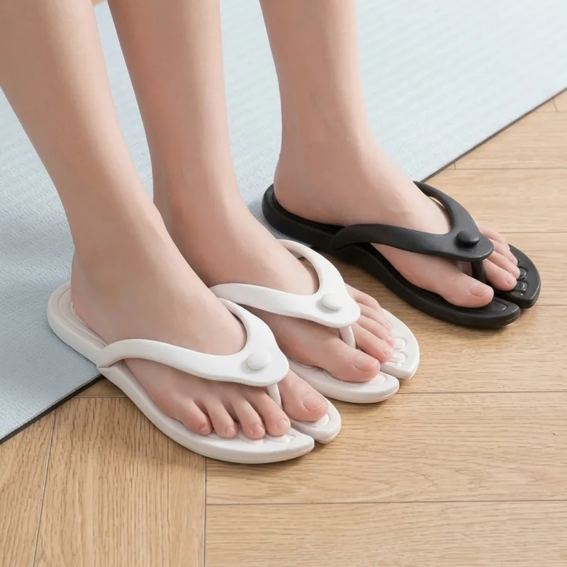 Unisex Summer Flip Flops Lightweight Flat Sole Casual Thong Sandals For Couples Travel Hotel Indoor Shoes