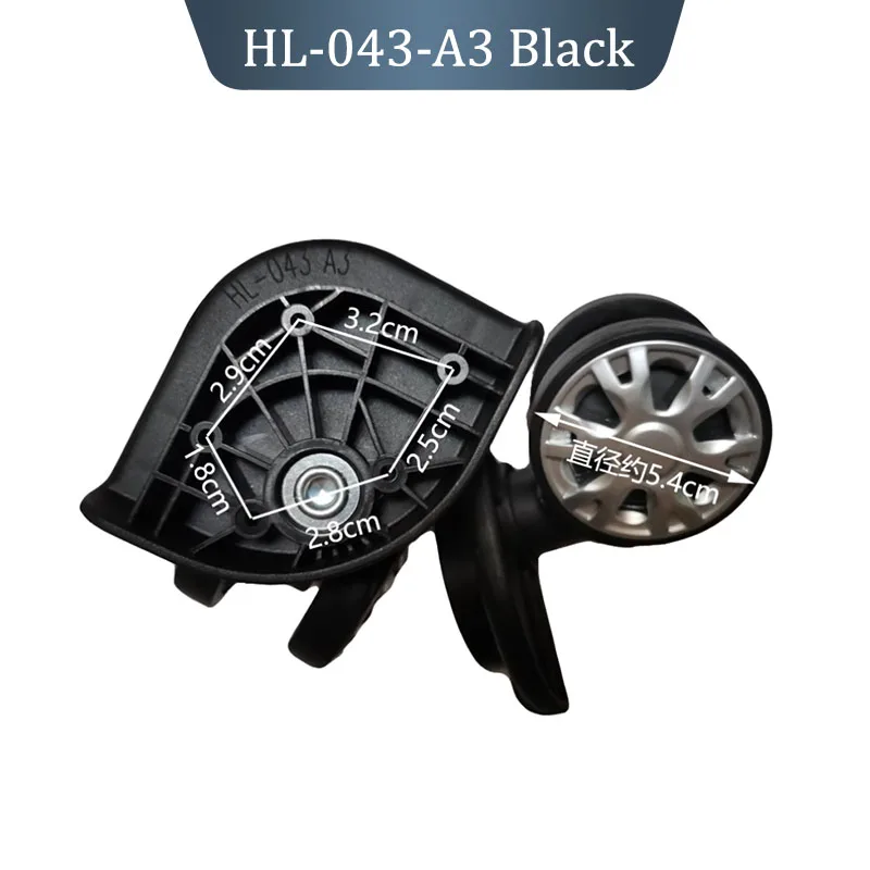 

2/4 Wheels Universal Wheels for HL-043-A3 Swivel Wheels Luggage Accessories Replacement Trolley Parts for Suitcase