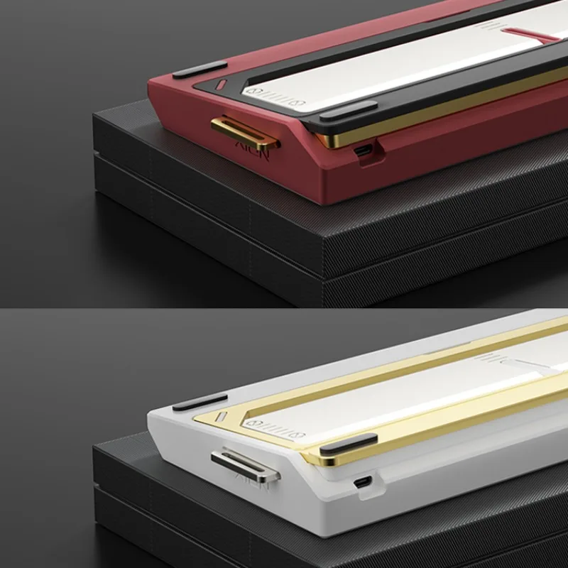 Guscio per tastiera X60 Adattamento personalizzato Wooting60HE Guscio per nave in alluminio GH60 Interruttore magnetico Tastiera Gioco Accessori per ufficio