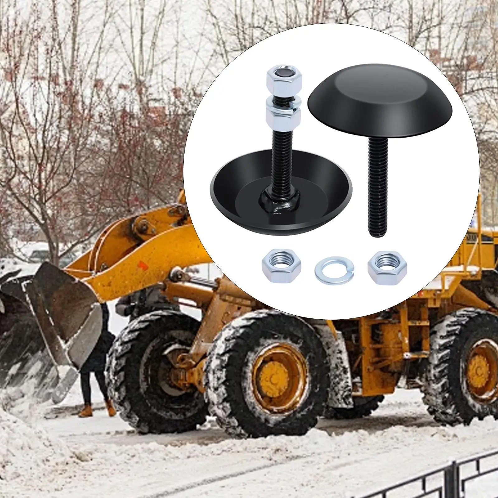 

Metal Snow Plow Blade Skid Shoes Replacement Kit for ATV UTV RZR Ranger ACE Heavy Duty Attachments