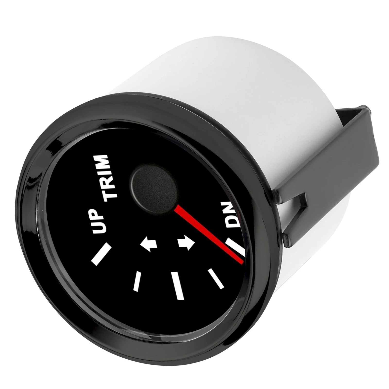 Boat Trim Balance Gauge Meter 52mm OEM IP67 Waterproof Red Backlight Black Dial for Ship Yacht Marine Instrument Part