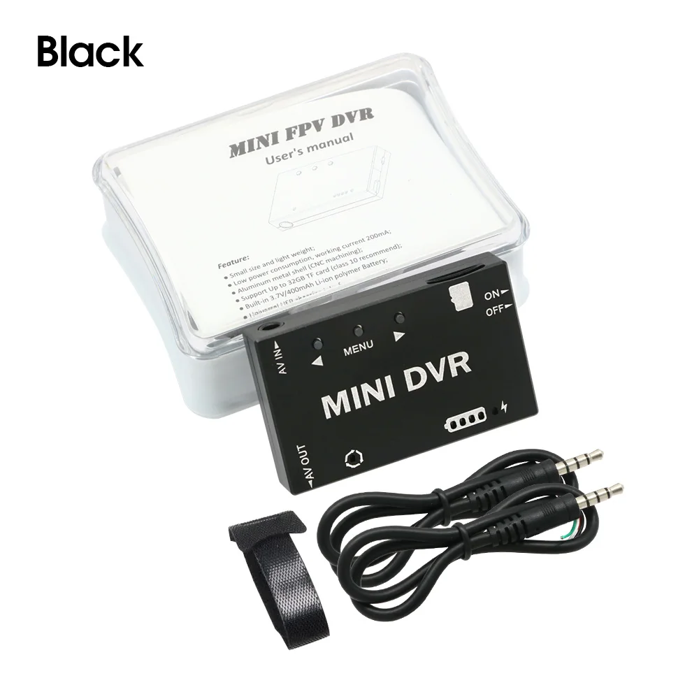 FPV Recorder Mini FPV DVR Module NTSC/PAL Switchable Built-in Battery Video Audio FPV Recorder