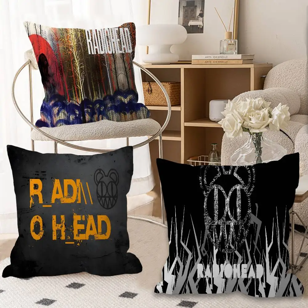Classic R-Radiohead Rap Band Pillow Gift Home Office Decoration Bedroom Sofa Car Cushion Cover case 45x45