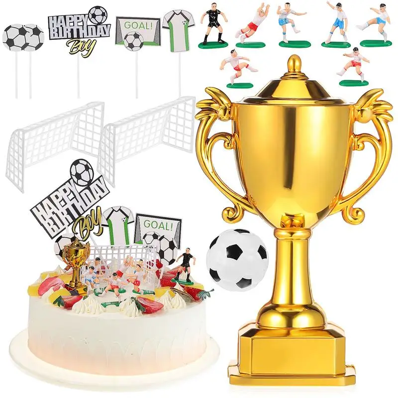 

Soccer Cake Topper Football Team Decorations Birthday Cake Toppers For Soccer Party Supplies Cake Decorating Tools Cake
