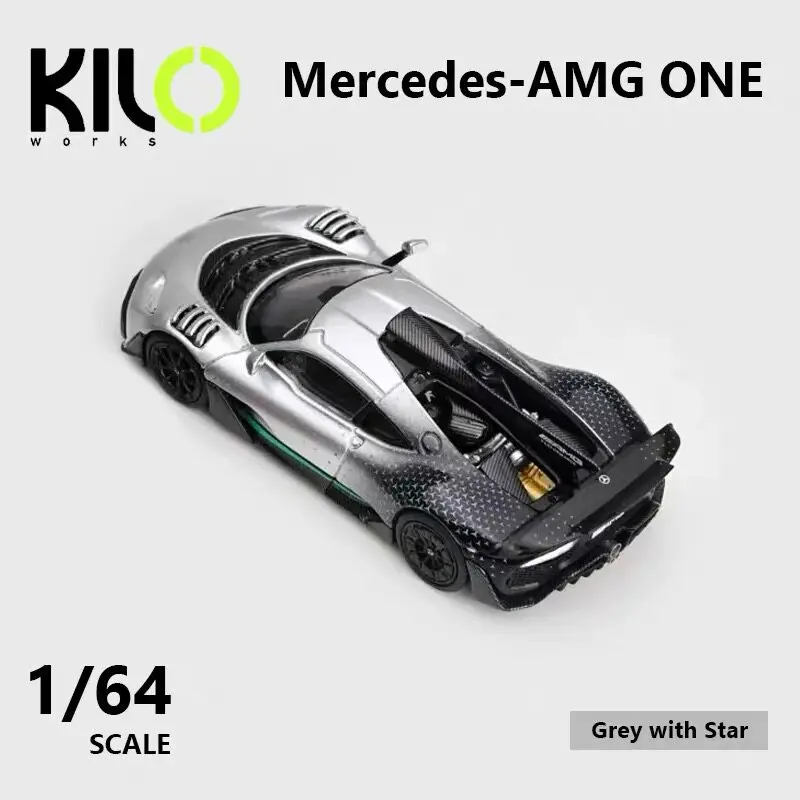 KILO Works KW 1:64 AMG One Supercar Alloy Car Model Car Model, Simulation Static Ornament, Small Scale Collectibles.