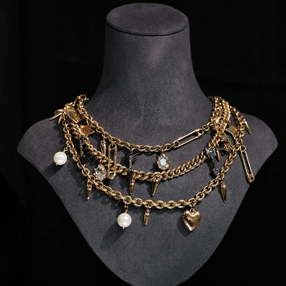 Amorita boutique Retro Multilayer Necklace