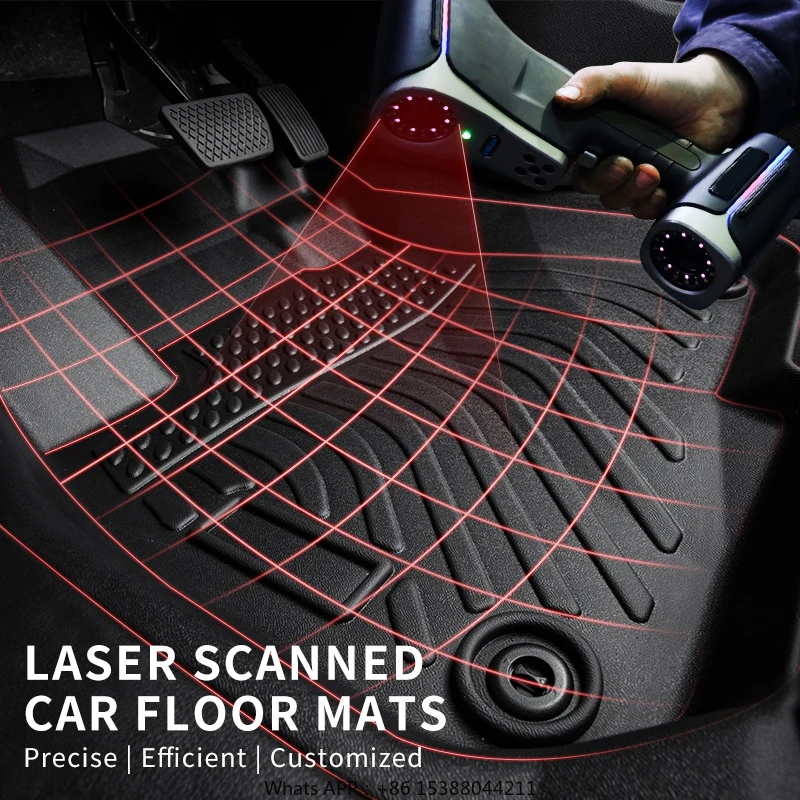 Waterproof 3D TPE All Weather Odorless Car Floor Matting For Prius Navara NP300 Car Mats Carpets