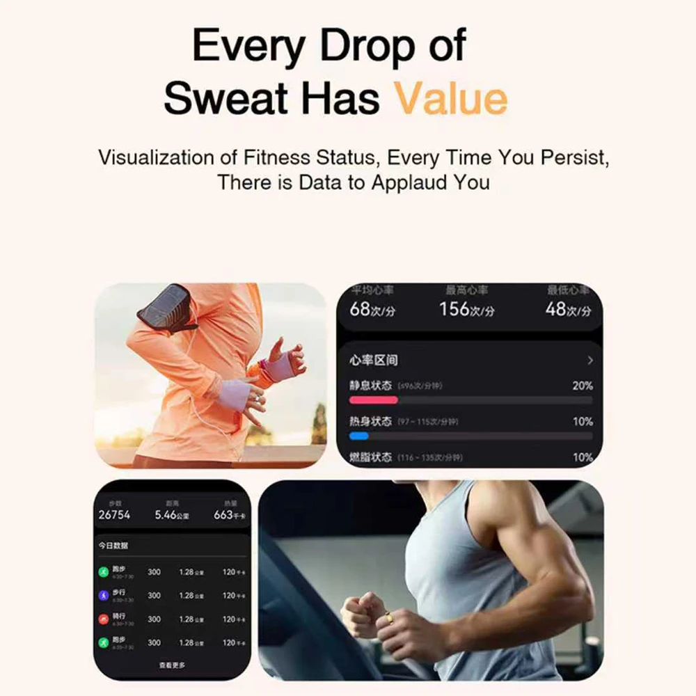 Cincin Kesehatan Pintar AI Ultra-tipis Titanium untuk Wanita Pria, Oksigen Darah, Tekanan Darah, Pemantauan Tidur, Penghitungan Langkah, Tahan Air Ip68