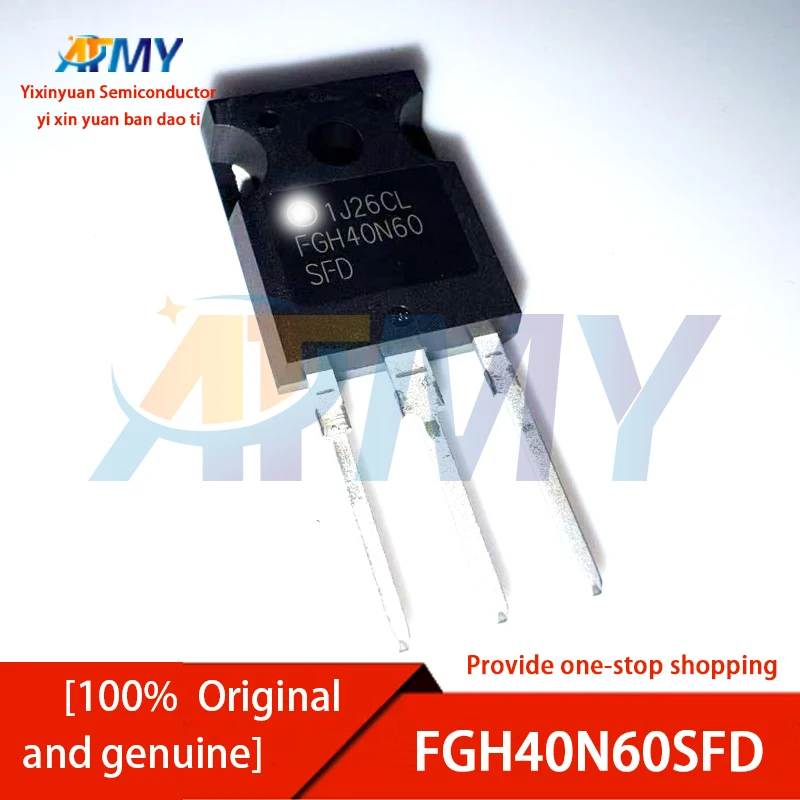 

5piece FGH40N60SFD FGH40N60 TO-247 IGBT Field Effect Transistor