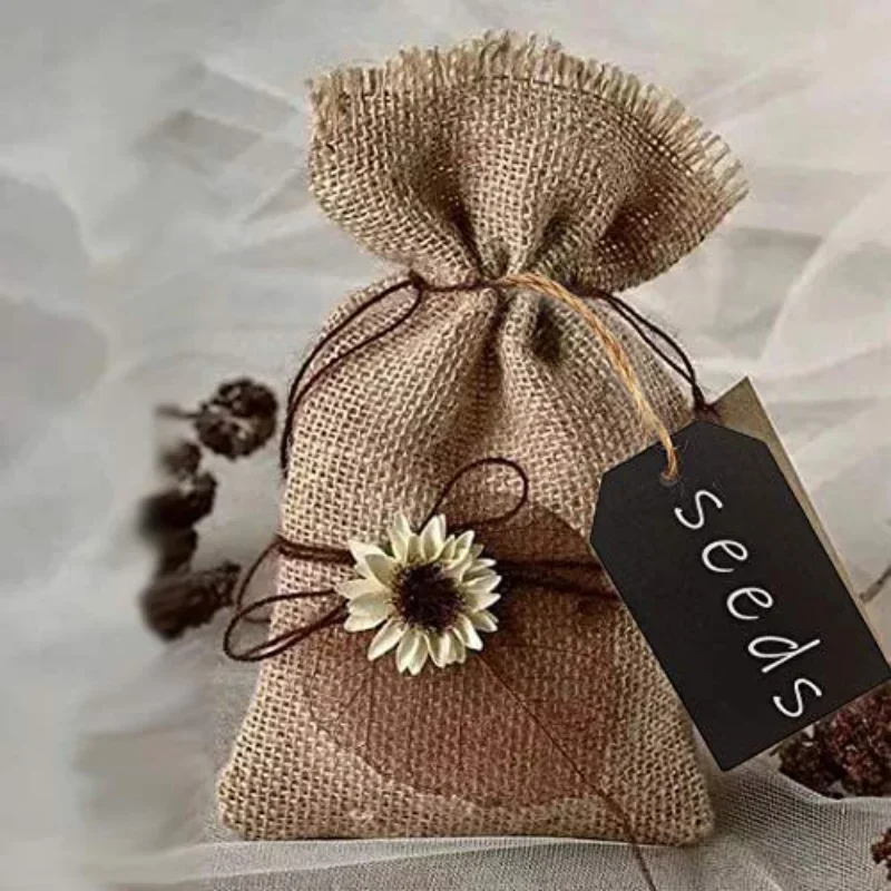 50PCS Black Slate Small Blackboard Double Sided Erasable Hanging Tag Hemp Rope Pendant Wood Craft Home Holiday Decoration