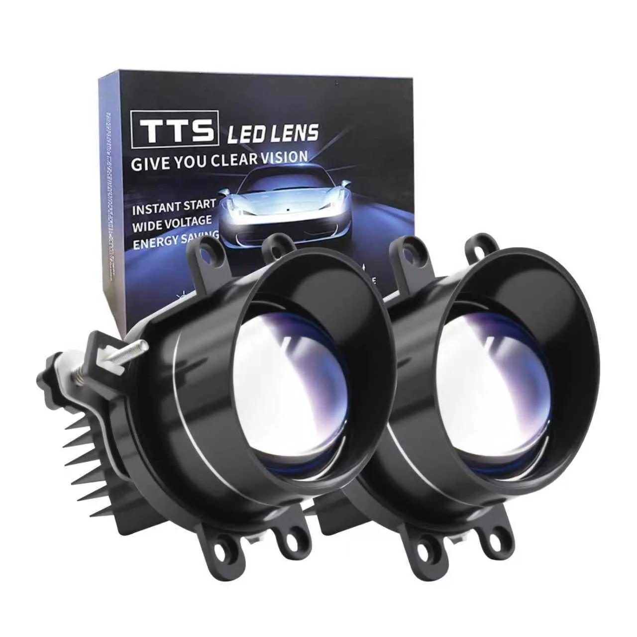 

12V 65W 3 Inch Bi Led Fog Light Projector Lens 3000K 4300K 6000K for Toyota Nissan GM