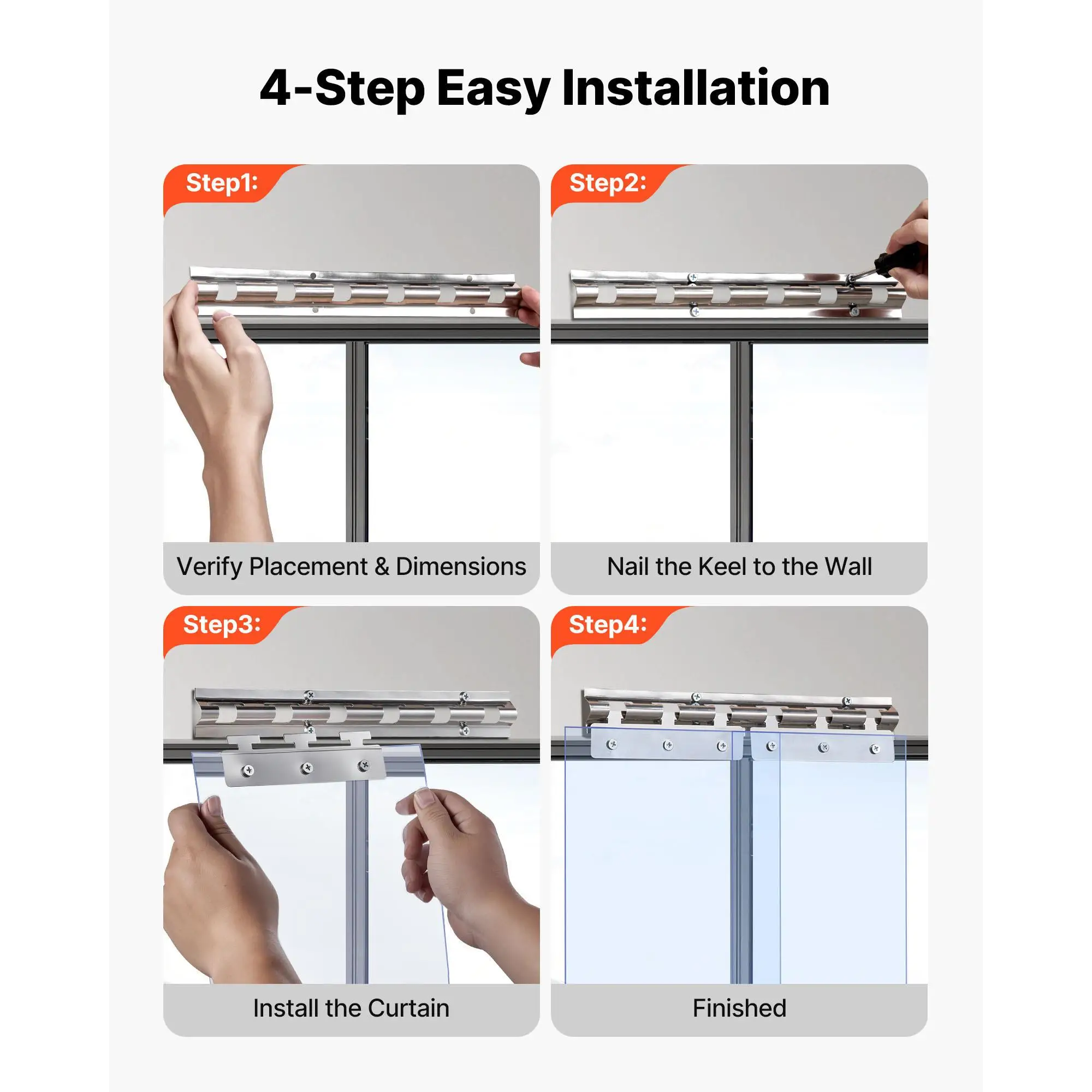 14 Piece Clear PVC Strip Curtain 96 x 84 Inch for Walk In Freezer Cooler for warehouse Garage Door Waterproof Smooth Plastic Strips 0.08 Inch Thick