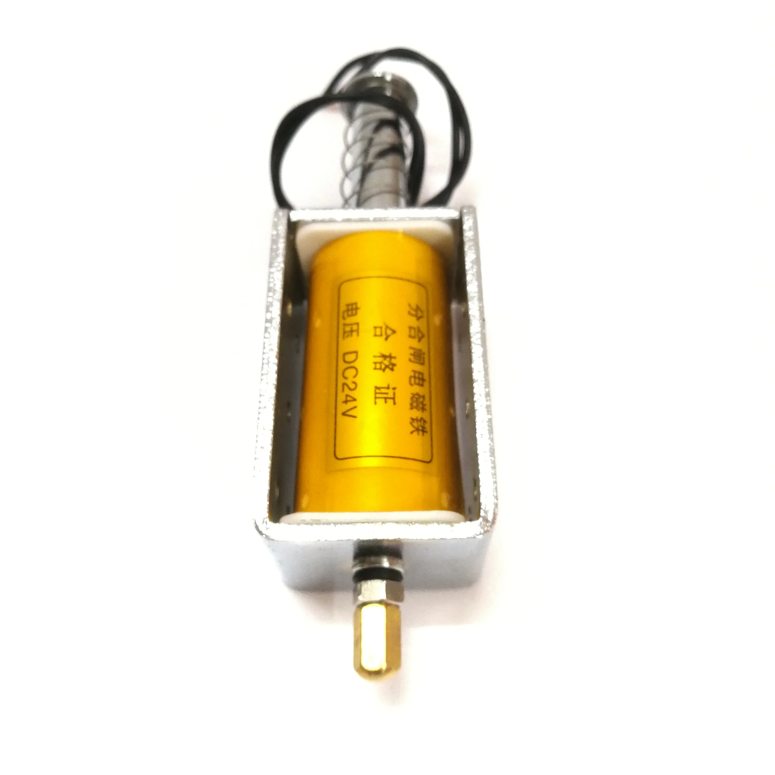 Electromagnet push-pull type long stroke 35mm large thrust 12v DC 24V small AC AC220V strong