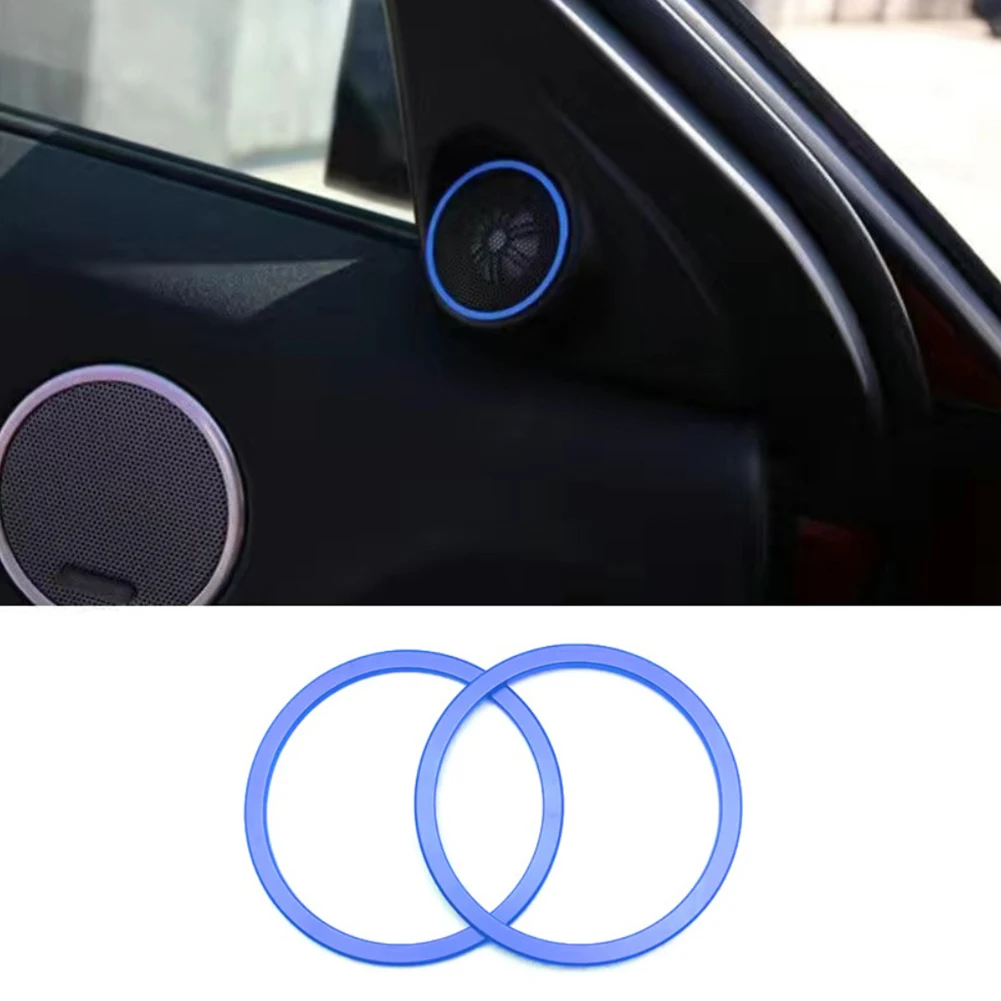 

Для Range Evoque Convertible Ember Edition 13-19 крышка дверного аудиодинамика, отделка, украшение аудиорамки, внутренняя наклейка, отделка