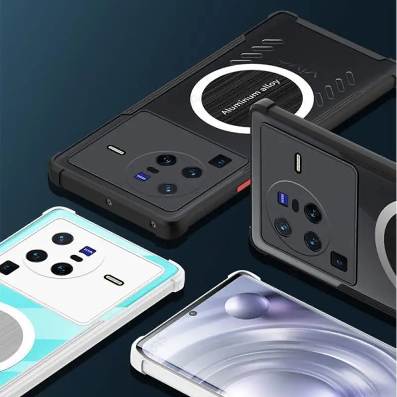 For vivo X80 Pro HD Transparent Armor Shockproof Case For Vivo X Note X70 Pro Camera Lens Protective Cover For X60 X80 Pro Plus