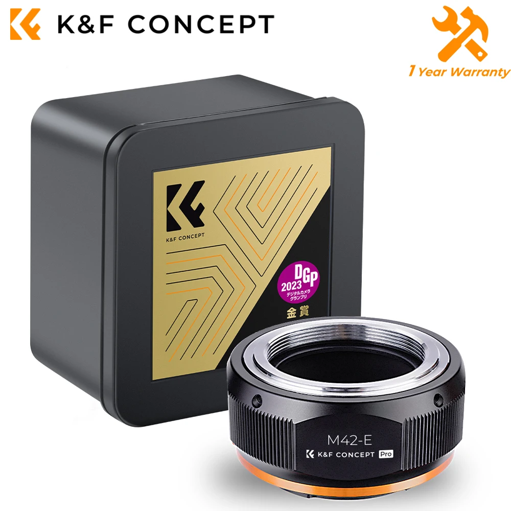 K&F Concept for M42 Lens to Sony NEX E Mount Camera Lens Mount Adapter for Sony Alpha NEX-7 NEX-6 NEX-5N NEX-5 NEX-C3 NEX-3 A7R