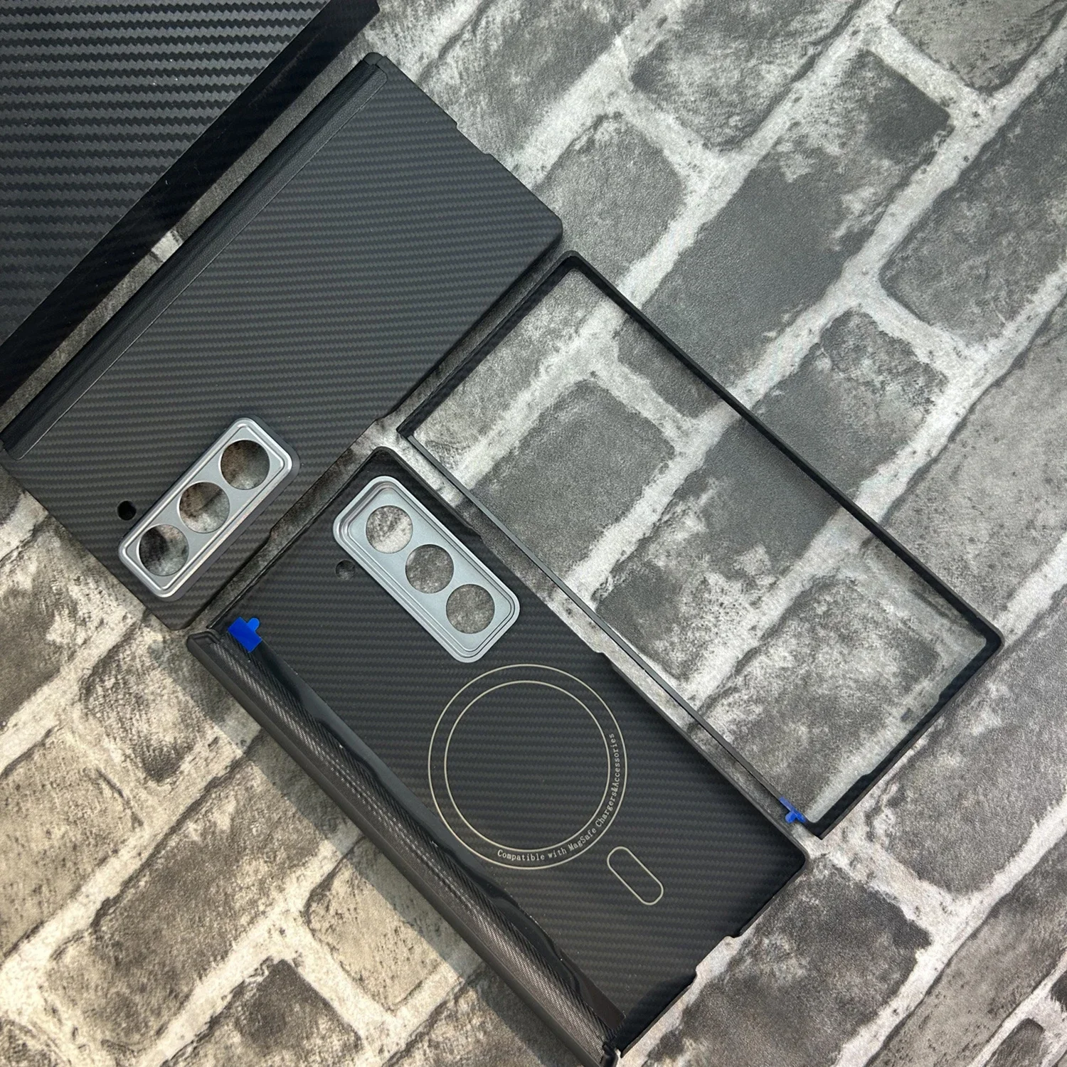 

Magnetic Aramid Carbon Fiber Case for Samsung Galaxy Z Fold Special Edition W25 Fold6 with Hinge Cover