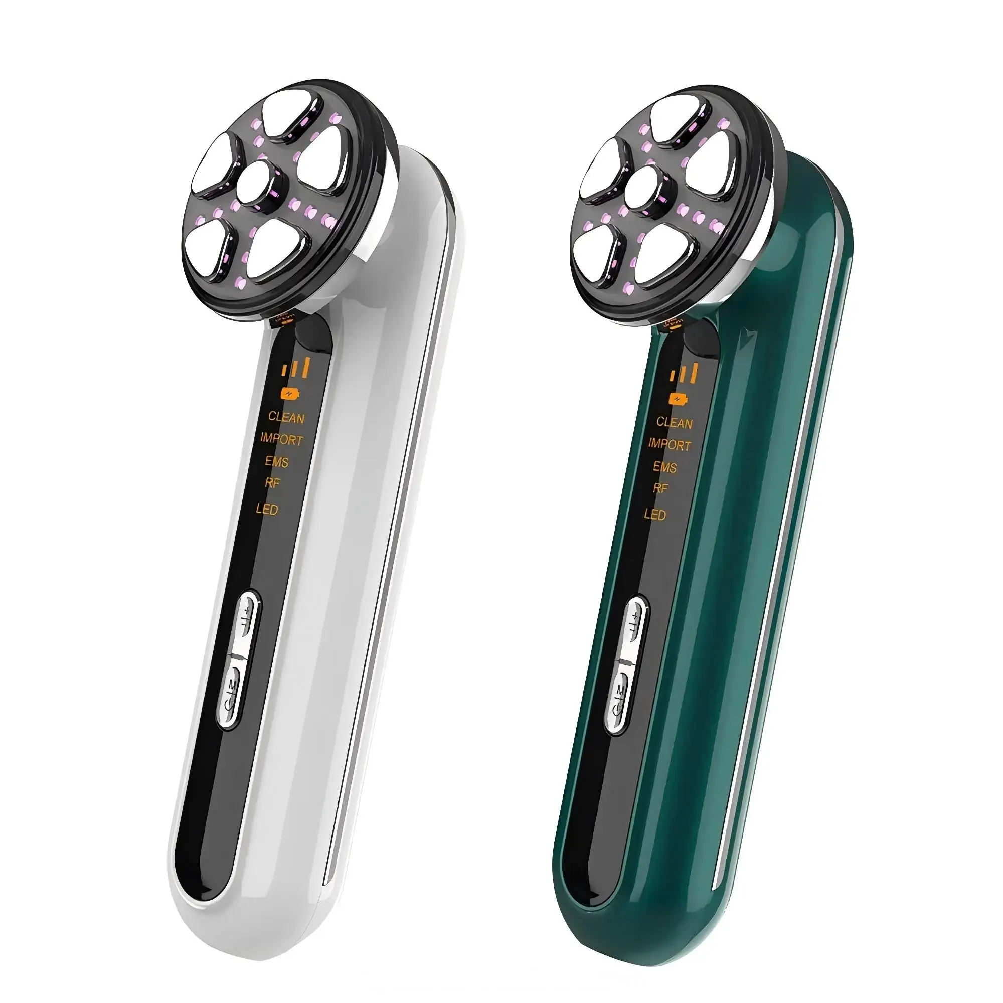 

Микротоковый аппарат для лица с LED-подсветкой, фотонный массажер для лифтинга кожи лица и шеи, вибрационный омолаживающий прибор для красоты