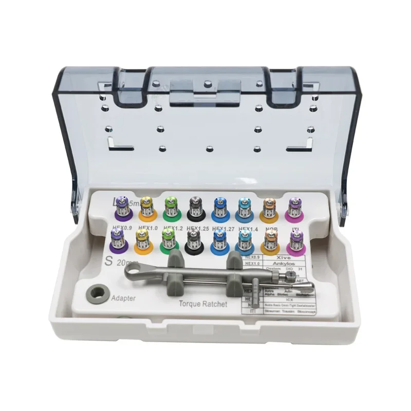 

Dentals Instrument Universal Restoration Tool Kit Implanting Torque Wrench Screwdriver Autoclavable