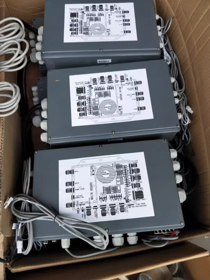 Universal Control Panel for Pool and Spa Systems, Waterproof Interface Screen with Replacement Control Box Parts