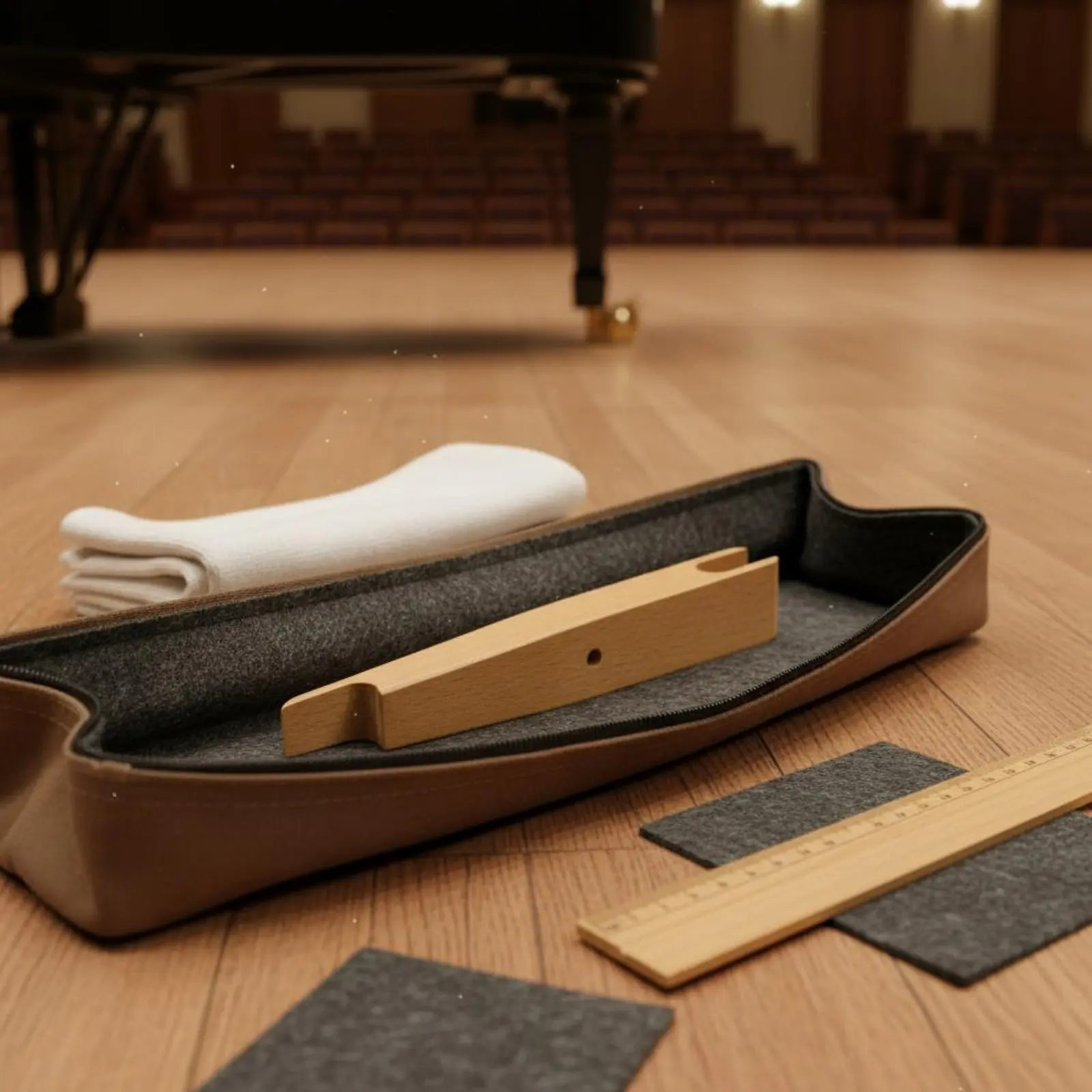 Backcheck Regulating Tool Portable Piano Backcheck Tool Musical Instrument Repair Wooden for Music Shop
