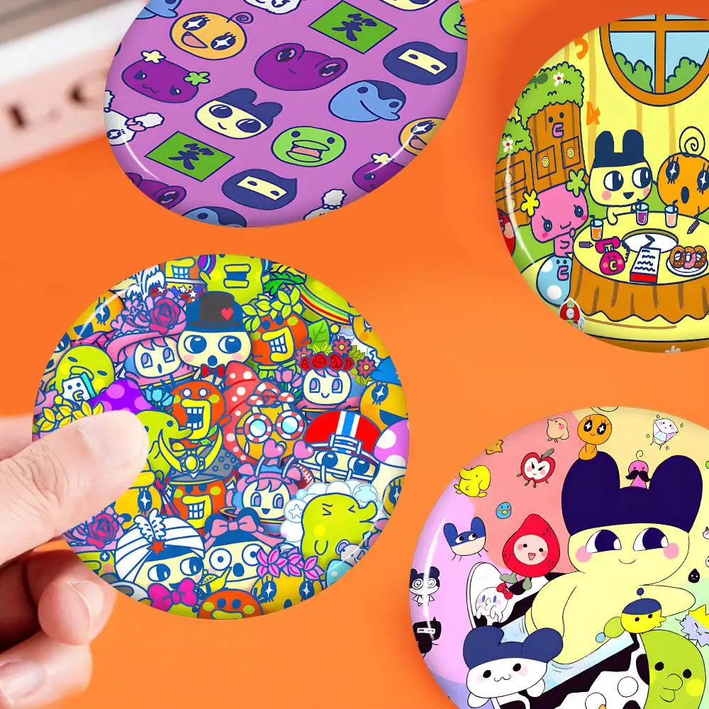 Classic T-Tamagotchi Cut Friend Game  Series Pins  Badge Interesting Cartoon Animals Brooches Backpack Clothes Gift Accessory