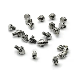 1 piece Stainless Steel Knife Tail Cone Glass Window Breaker Screw Rivet Bowie Knives DIY Making Repair Accessories Replacement