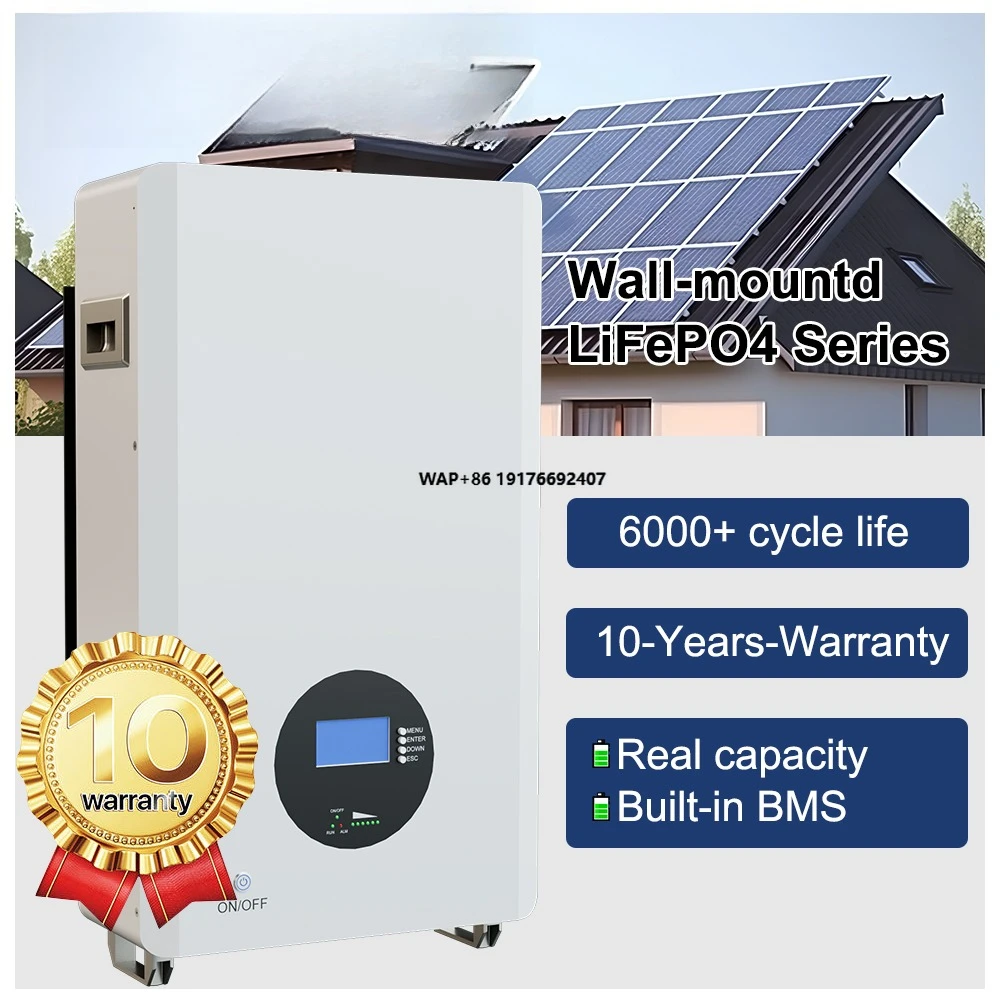 Wall-Mounted Model Solar Energy Storage Battery System 25.6V 100Ah 5.12kwh Home Energy Storage Battery Lifepo4 Lithium Battery