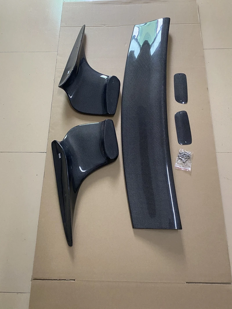 For Toyota Supra MK4 JZA80 high quality Carbon Fiber Rear Roof Spoiler Wing Trunk Lip Boot Cover Car Styling